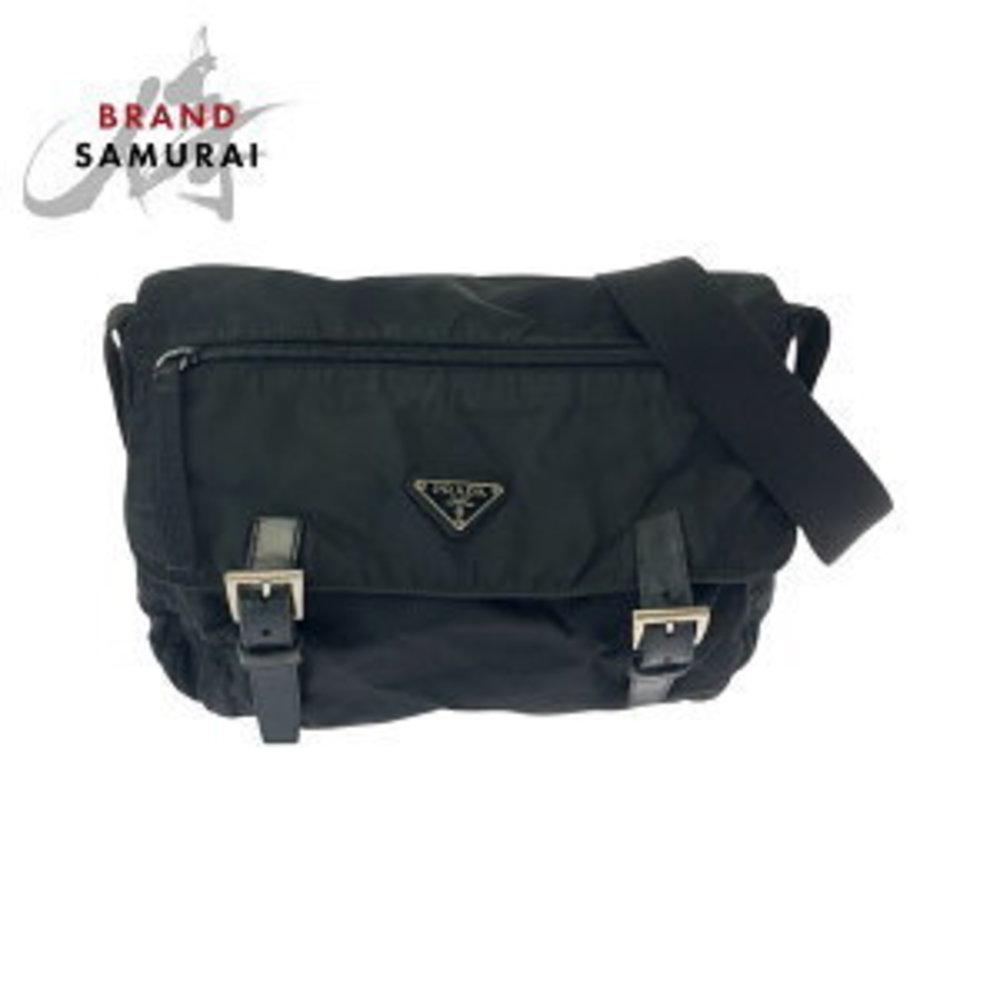 Prada Messenger Triangular Nylon Bag Tessuto Shou… - image 1